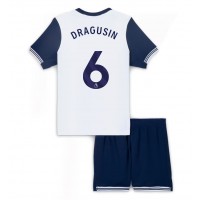 Fotbalové Dres Tottenham Hotspur Radu Dragusin #6 Dětské Domácí 2024-25 Krátký Rukáv (+ trenýrky)